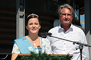 Herbstfest Rosenheim 2015: Miss Herbstfest 2015 Bernadette Deutschenbaur  (©Foto: Martin Schmitz)